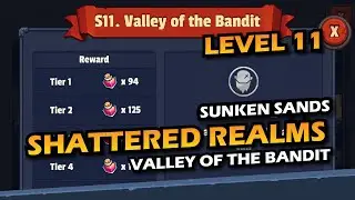 Realm Defense - Shattered Realms - Level 11 Valley of the Bandit || Sunken Sands
