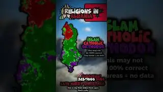 RELIGIONS IN ALBANIA  #europe  #geography  #map #teamcrazyy