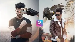 Picsart Eagle photo editing tutorial in picsart and lightroom -Eagle concept photo editing