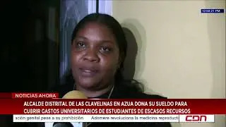 Alcalde de Las Clavelinas en Azua dona su sueldo para cubrir gastos universitarios de estudiantes