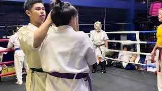Senpai Dj V.S Senpai Yuina (MMA Style Sparring)
