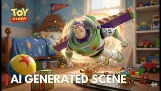 Toy Story: Buzz Lightyear&rsquo;s Iconic Flying Scene | AI Reimagined