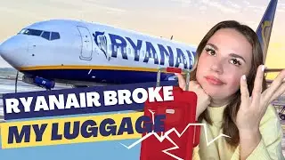 How to get compensation for damaged luggage from RyanAir|Complete Guide with Real Examples & Tips!