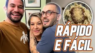 FAZENDO MACARRÃO COM A MÃE DO RAFA