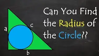 Geometry Puzzle Solved | Discovering the Inscribed Circle Radius of a Right Triangle!