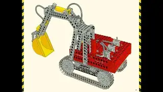 LEGO Technic 8851, Excavator - building instructions