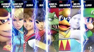 Smash Ultimate EX Moray Towers & New Pork City 4 Team Battle