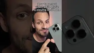 Record a video while music is playing? #apple #iphone #appletips #iphonetips #music #techtips