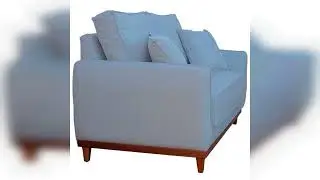 Review: Sofa Sena 3 Lugares Base de Madeira para Sala Hotel Linho Creme Creme
