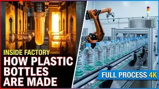 Inside Factory How Plastic Bottles Are Made Full Process 4k
