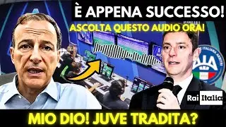 JUVENTUS nella BUFERA! 😱 L&rsquo;AUDIO SEGRETO della RAI che cambia tutto!