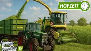 Das erste Mal Grünroggen ￼häckseln ￼| LS25 | Hofzeit #2 