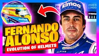 Fernando Alonso - F1 Helmet Design 2001-2021 Evolution