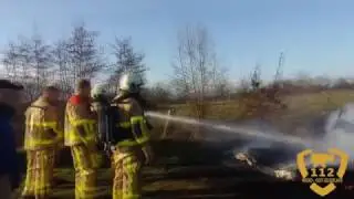 15-03-2017 TS 06-7732 en TWG 06-7760 ter plaatse bij schuurbrand in Wenum-Wiesel