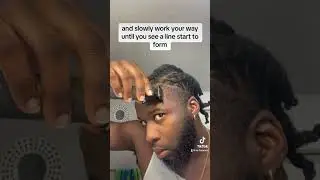 How to line up your own hairline!💈 #barber #blackhair #haircut #hairstyle