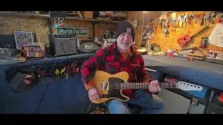 Guitar repair.  testing some pickups after adding two  push pull coil splitting pots. Maine 2026