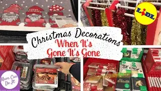 Christmas Decorations at Lidl / Come shop with me NOVEMBER 2020/
