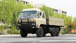 EQ2102N: Old Fashioned Double Row Cab Chinese Miltiary Truck. #dongfeng  #military #truck