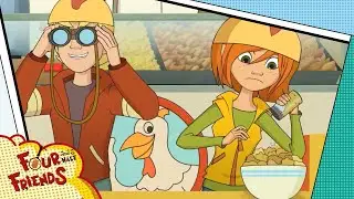 The Chicken Connection Caper! | Four and a Half Friends | Cartoons for Kids