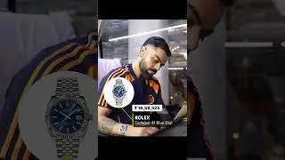 Virat Kohli&rsquo;s ₹16 Lakh Rolex Flex! Datejust 41 Blue Dial Watch Breakdown 🔥#viratkohli #shorts