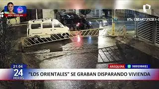 Arequipa: banda “Los Orientales” se graban disparando a vivienda