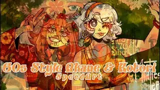 SpeedArt || 60s Style Akane & Kotori - By Mintless Tefie