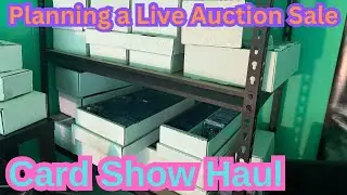 How I plan my Whatnot streams and what will be sold! + Pickups from the SAC Card Show Wyndham Hotel