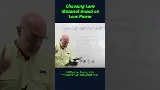 Choosing Lens Matierial Based on Lens Power