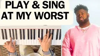 PIANO TUTORIAL - PINK SWEAT$ - AT MY WORST (EASY)