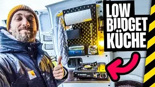 LOW BUDGET K&uuml;che f&uuml;r den Camper Van // Van Umbau F.13