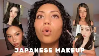 BROWN GIRL TRIES JAPANESE MAKEUP - Makeup Around the World (episode 5)