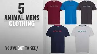 Top 10 Animal Mens Clothing [2018]: Animal Mens Classico T-Shirt