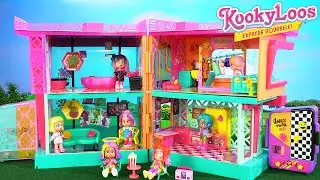 KookyLoos DOM i WALIZKI – Zobacz szafy  KookyLoos i ich magiczny domek! 🏡✨GLITTER GLAM!  imprezka🎈