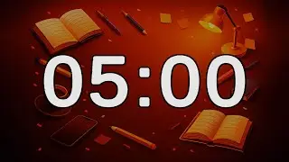 5 Minutes Study Timer &ndash; Deep Focus & No Distractions (study with me)