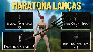 Dark Souls 1 usando apenas LAN&Ccedil;AS - Maratona Souls