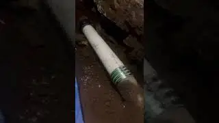 Clay to cast drop fix . Crawl space another day another penny