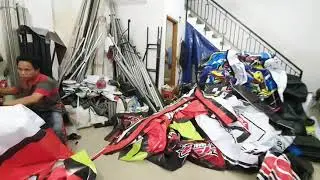 kegiatan dalam produksi tenda dan terpal di tendamart.
