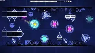 Geommetry Dash - X Adventure -  (INS4NE Demon) by Pasiblitz (All Coins)