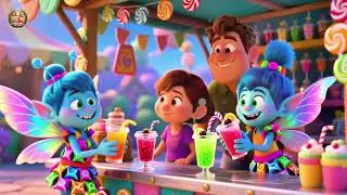 Baby Fairy Rainbow Juice 🧚🌈 Fun Magical Song for Kids | Colorful Adventure Nursery Rhyme