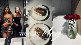 Tshwanelo Tuesday ep 3 | Weekly Vlog: Roof top restaurant in Cape Town , apartment updates , flowers