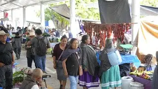 Día de plaza en San Juan Mixtepec región de la mixteca oaxaqueña