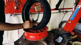 Aprilia SR 160 New tyre installation || #aprilia
