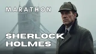 Sherlock Holmes - Elementary Mysteries | 10 Hour Dark Screen Marathon | Restored Audio