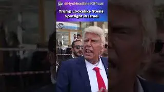 🎭 Trump Impersonator Steals Spotlight as Israelis Await Hostage Release Under US-Brokered Truce
