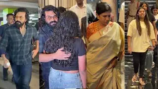 Mega Family Came To Watch Mana Shankara Varaprasad Garu Movie In AMB | Ramcharan | Filmylooks