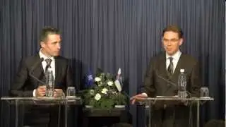 NATO Secretary General - Joint press conference with Prime Minister of Finland