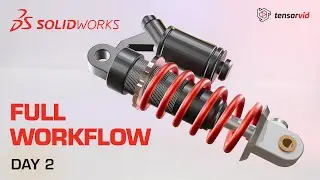 How to create a Damper in SolidWorks Tutorial for Absolute Beginners