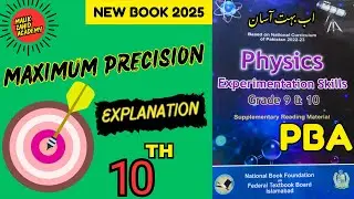 Maximum Precision  | PBA Physics | Significant Figures | NBF 2025
