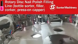 💅 Flawless Nail Polish Production? Watch Our Rotary Machine in Action! ⚙️
