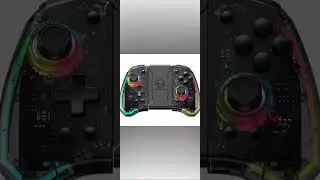 Transparent Wireless Joypad with 8 Color LED for Nintendo Switch & Lite (Use coupon code: FIRST20)